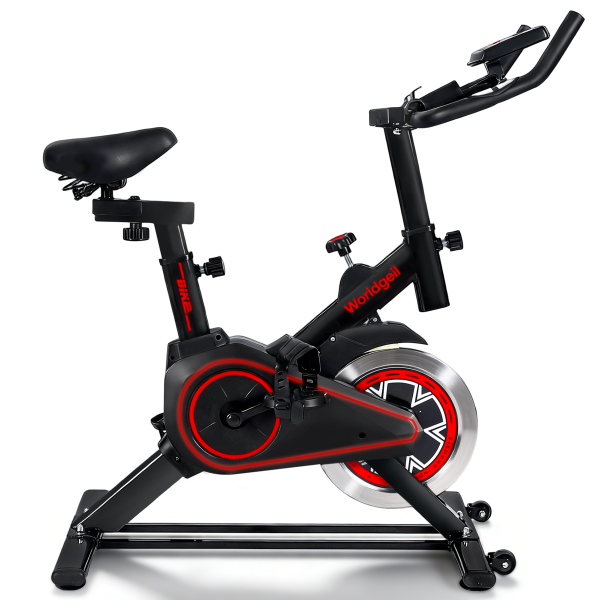 Adjustable Resistance Home Spin Bike, Height Adjustable, Suitable for Home Cardio Training