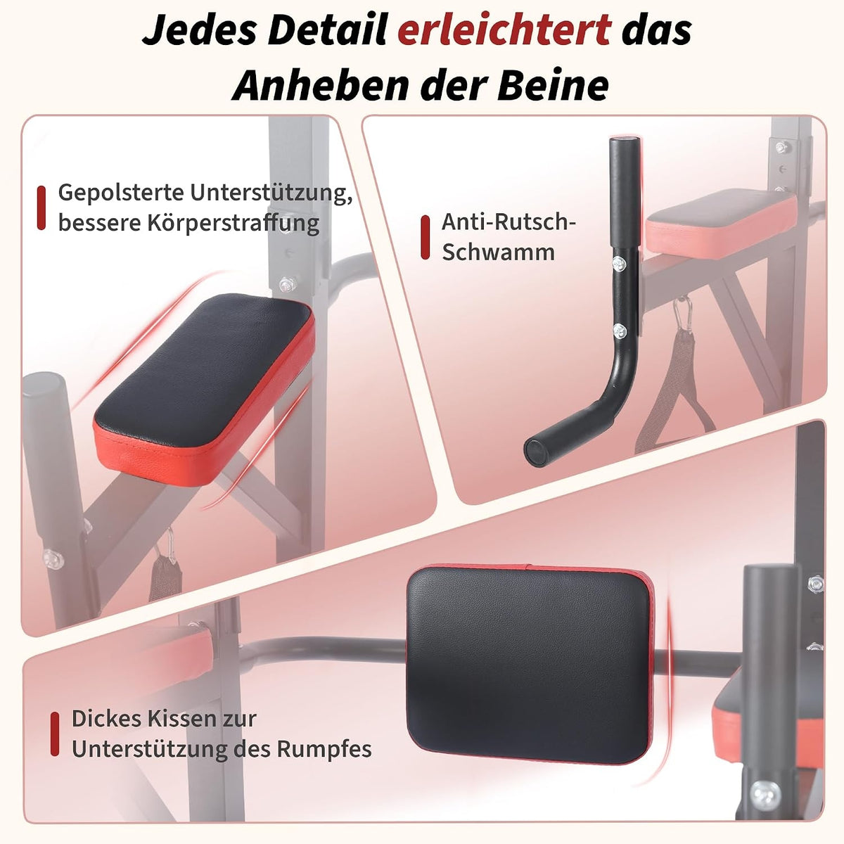 Multifunctional freestanding pull-up bar training rack with 2 fitness resistance bands